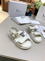 Dior Dioract Sandal White Lambskin KCQ547LAB_S03W - 2