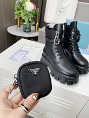 Prada Strapped Pouch Combat Boots 1T255M3LFRF0002FB055 - 2