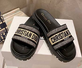 Christian Dior Slides Basic Black