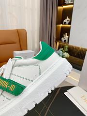 Dior-ID Sneaker White and Green Calfskin and Rubber KCK278BCR_S31W - 3