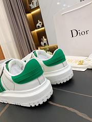Dior-ID Sneaker White and Green Calfskin and Rubber KCK278BCR_S31W - 5