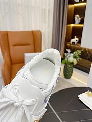 Dior-ID Sneaker White and French Blue Technical Fabric KCK309TNT_S93B - 2
