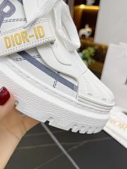 Dior-ID Sneaker White and French Blue Technical Fabric KCK309TNT_S93B - 4