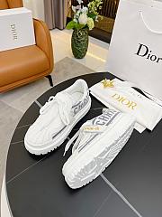 Dior-ID Sneaker White and French Blue Technical Fabric KCK309TNT_S93B - 6