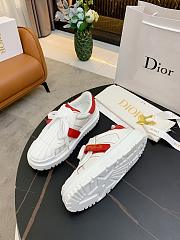 Dior-ID Sneaker White and Red Calfskin and Rubber KCK278BCR_S30W - 2