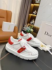 Dior-ID Sneaker White and Red Calfskin and Rubber KCK278BCR_S30W - 5