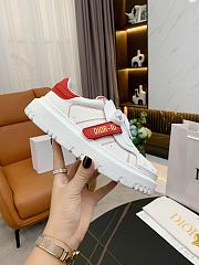 Dior-ID Sneaker White and Red Calfskin and Rubber KCK278BCR_S30W - 6