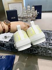 Dior B23 Low White Yellow Oblique 3SN249YNT_H160 - 3