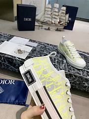 Dior B23 Low White Yellow Oblique 3SN249YNT_H160 - 4