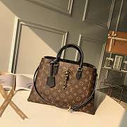 Louis Vuitton Flower Tote Monogram Padlock Black M43550 Size 34 × 24 × 13 cm  - 1