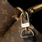 Louis Vuitton Flower Tote Monogram Padlock Black M43550 Size 34 × 24 × 13 cm  - 4