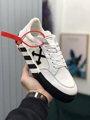 Off-White Vulcanized Leather Low Top Sneaker White - 2