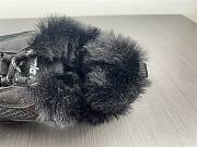 Balenciaga Triple S Sneaker Fur Material Black 668563 W3CQ5 1000 - 4