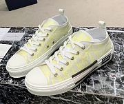 Dior B23 Low White Yellow Oblique 3SN249YNT_H160 - 1