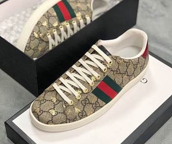Gucci Women's Ace GG Supreme Sneaker With Bees 550051 9N050 8465