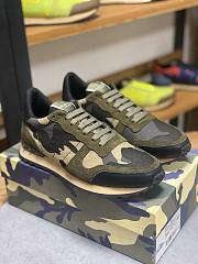 Valentino Garavani Camouflage-Pattern Rockrunner Sneakers Green YS0723QRK - 4