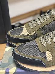 Valentino Garavani Camouflage-Pattern Rockrunner Sneakers Green YS0723QRK - 3