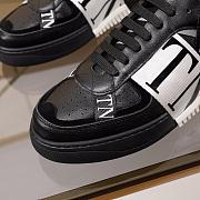 Valentino Garavani VL7N Sneaker in Banded Calfskin Leather Black - 3