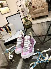 Gucci Flashtrek Sneakers With Removable Crystals Pink 537133DORA0 - 2