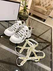 Gucci Flashtrek Sneakers With Removable Crystals White - 2