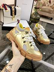 Gucci Flashtrek Sneakers With Removable Crystals Yellow - 5
