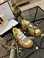 Gucci Flashtrek Sneakers With Removable Crystals Yellow - 6