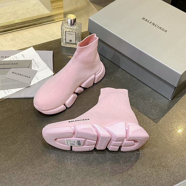 Balenciaga Speed 2.0 Arrives In a Dreamy Light Pink Colorway - 1