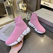 Balenciaga Speed 2.0 Sneakers White Pink 654045W2DI2 - 6