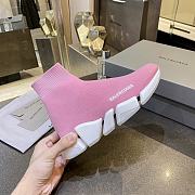 Balenciaga Speed 2.0 Sneakers White Pink 654045W2DI2 - 3