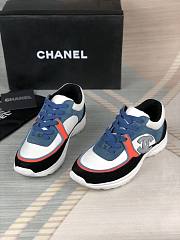 Chanel Low Top Trainer CC White Navy G34360 Y53536 C0227 - 3