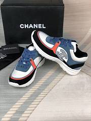 Chanel Low Top Trainer CC White Navy G34360 Y53536 C0227 - 4