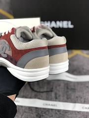 Chanel Women's Plum Low Top Logo Sneaker - 4