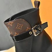 Louis Vuitton Star Trail Ankle Boot Brown Slippy - 4