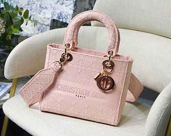 Lady Dior pink Handbag 