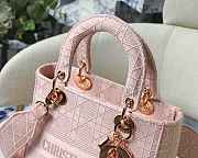 Lady Dior pink Handbag  - 5