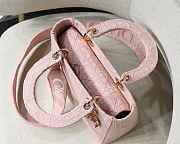 Lady Dior pink Handbag  - 4