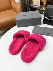 Balenciaga Furry Slide Pink - 3