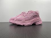 Balenciaga Triple S Sneaker Fur Pink 668542 W3CQ5 5000 - 1