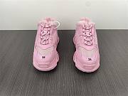Balenciaga Triple S Sneaker Fur Pink 668542 W3CQ5 5000 - 5