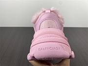 Balenciaga Triple S Sneaker Fur Pink 668542 W3CQ5 5000 - 2