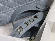 Dior Lady Blue M8013 Size 20 x 16.5 x 8 cm  - 5