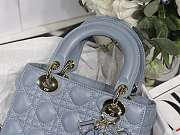 Dior Lady Blue M8013 Size 20 x 16.5 x 8 cm  - 2