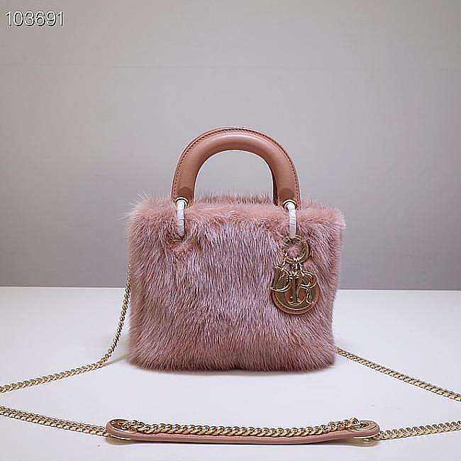 Dior Mini Lady Pink 17cm  - 1