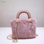 Dior Mini Lady Pink 17cm  - 2