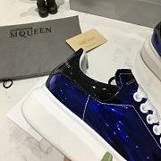 Alexander McQueen Oversized Blue Patent - 5