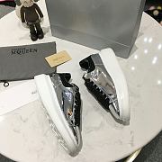Alexander McQueen Oversized Silver Patent - 6