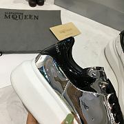Alexander McQueen Oversized Silver Patent - 2