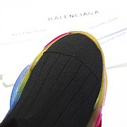Balenciaga Speed Clear Sole Rainbow Black - 4