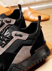 Louis Vuitton LV Trainer Sneaker Black Brown - 3