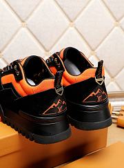 Louis Vuitton LV Trainer Sneaker Black Orange - 6